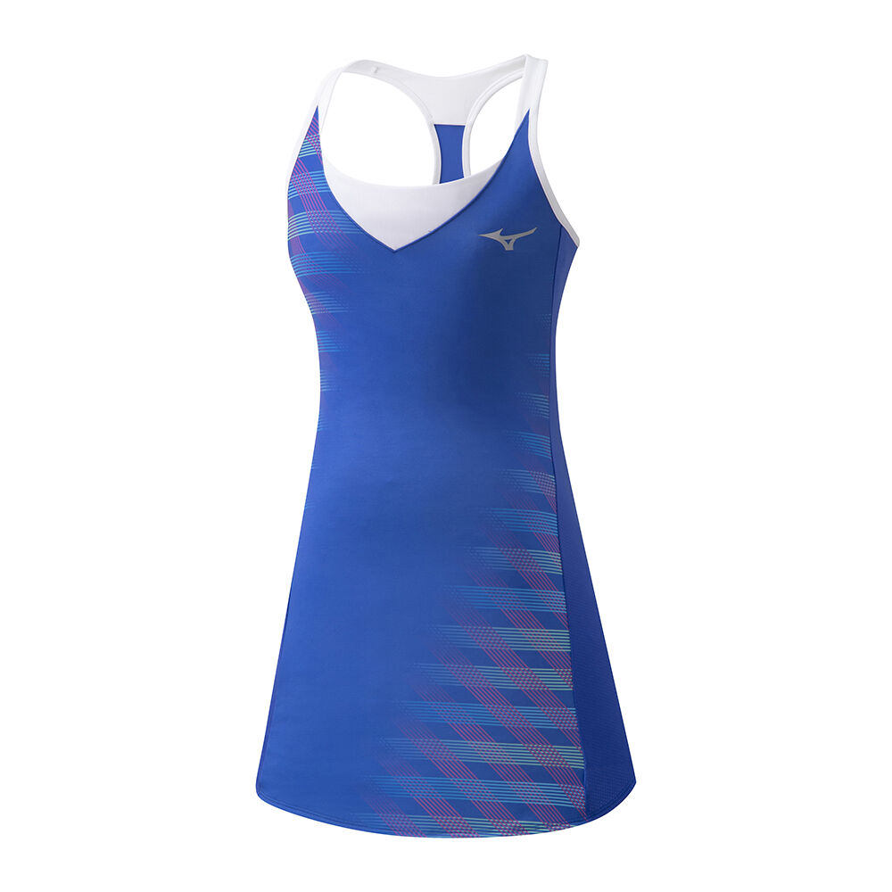 Vestido Mizuno Printed - Mulher - Azuis - VKSOG0523